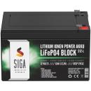 SIGA Lithium Batterie LiFePO4 12Ah 12V